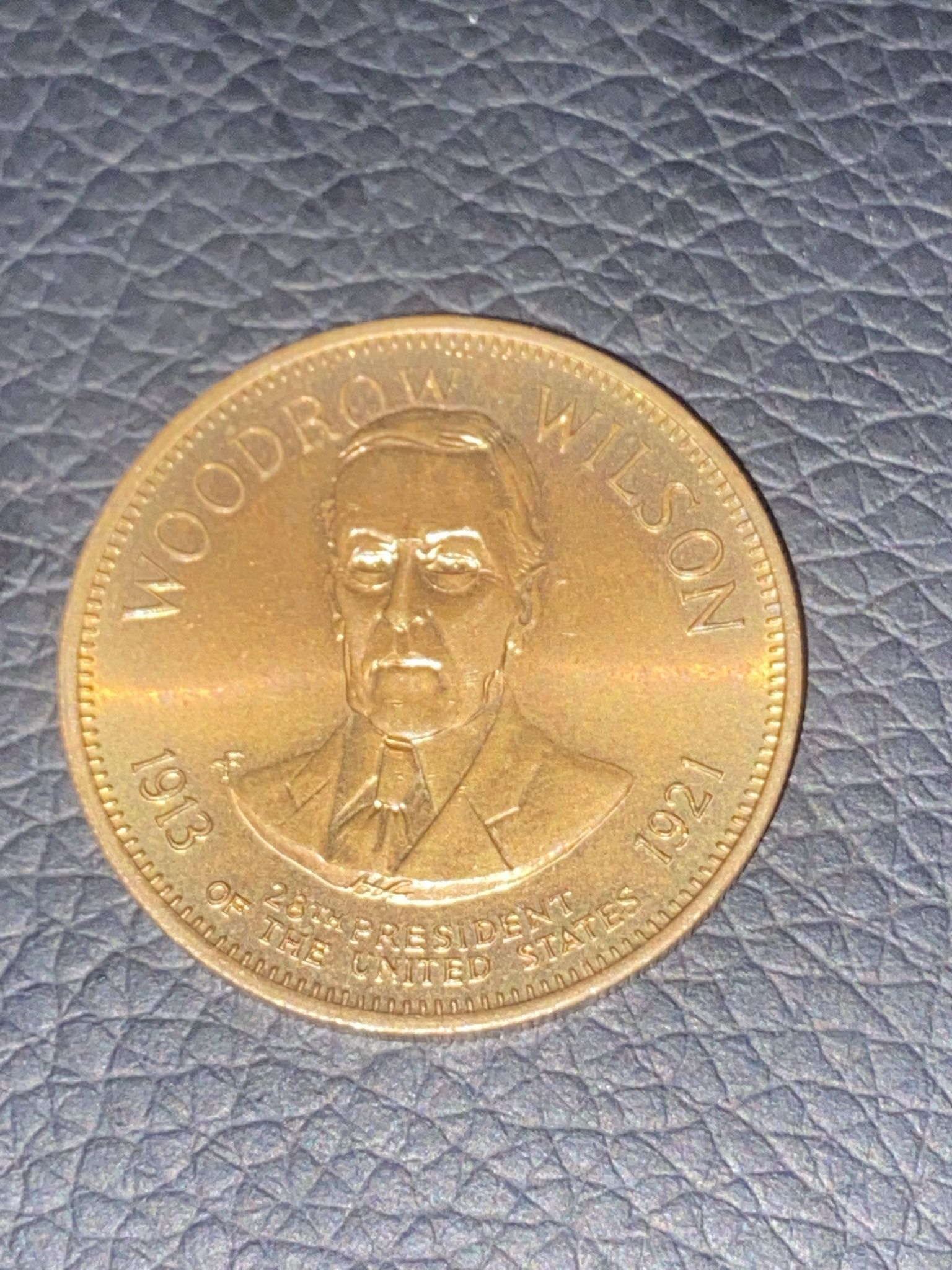 Woodrow Wilson Coin Token