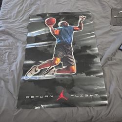 Michael Jordan Return Flight Poster 