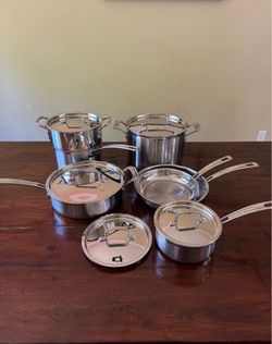 Cuisinart Multiclad Pro Tri-Ply Stainless Steel 12 Piece Cookware Set