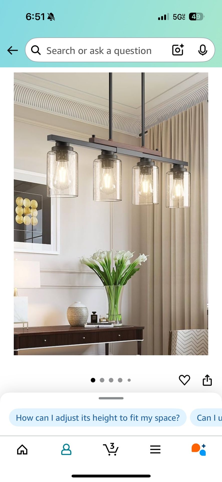 4 Light Fixture