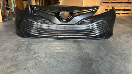 Complete Front Bumper With Grilles Assembly For 2018 2019 2020 Toyota Camry LE Sedan