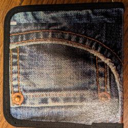 Jean Design CD Case - Holds 20 CDs 