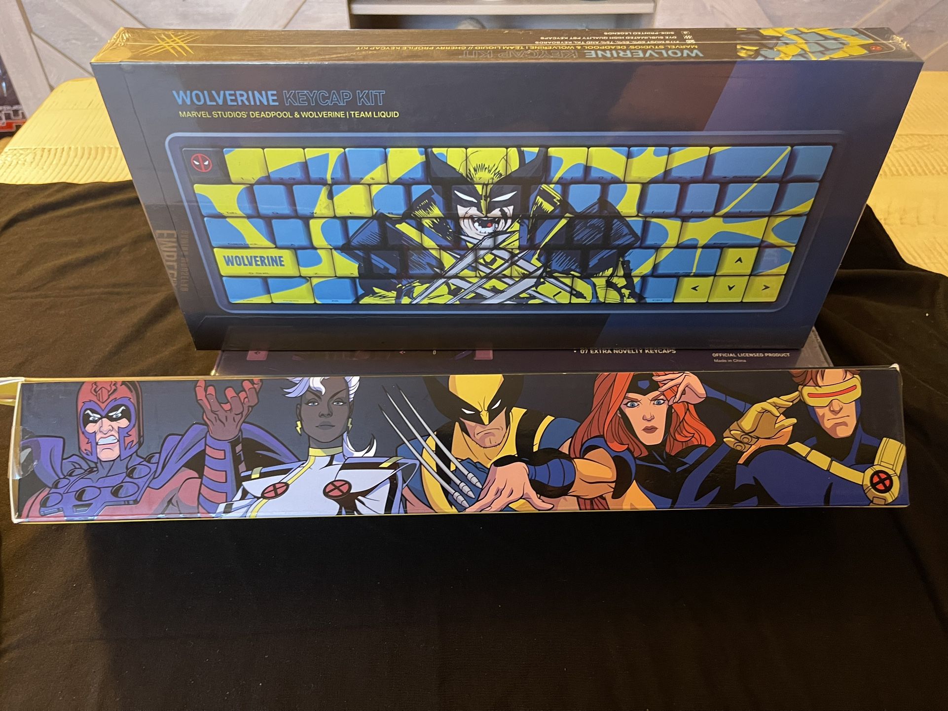 Professional Gaming Keycap And mousepad Wolverine X-Men