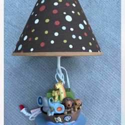 Lambs and Ivy Jungle theme nursery lamp