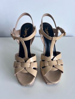 YSL Saint Laurent Tribute Platform Sandals