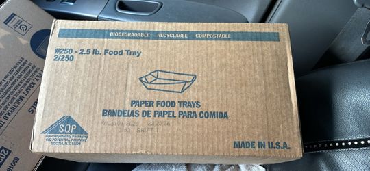 Paper Food Trays 2/250 Case