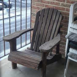 Large Wooden Chair 