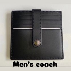 Men’s Coach Card Holder Slim Wallet