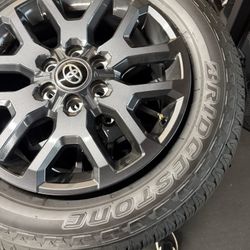 20inch Stock Platinum Sequoia Rims And Tires 