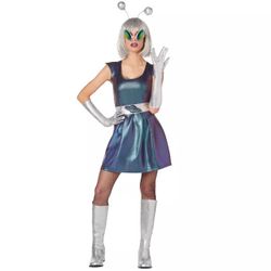 Adult Galactic Girl Alien Dress Costume  (4.8) 5 ratings