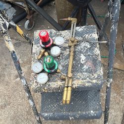 Soplete con manómetros