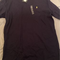 Polo Ralph Lauren Sleepwear Shirt Size M Black & Yellow