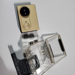 4K/1080P Action Camera + Case + Charger Cable, Like New 