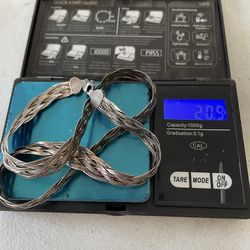20.9 grams silver necklace