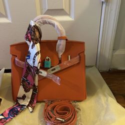 Hermes Brown Handbag 