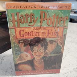 Harry Potter Goblet Of Fire Unabridged On Twelve Cassettes 