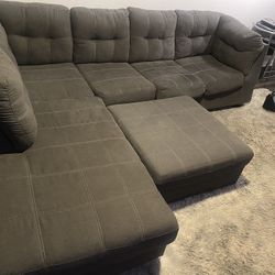 Like New Couch - Grey Sectional 