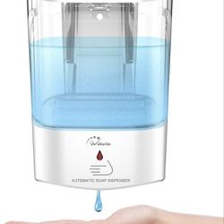 Brand New Soap Dispenser Touchless,Automatic Dispenser Wall Mount for Gel or Liquid,700ml,Motion Sensor,Battery Operated,Safety Lock