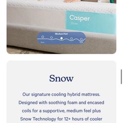 FREE Used Casper Queen Mattress 