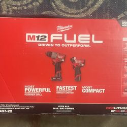 Milwaukee M12 FUEL 2 Tool Combo Kit 3497-22