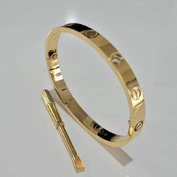 Bangle Bracelet 18k Gold 