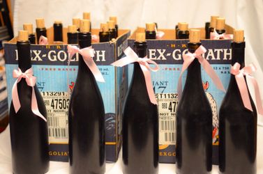 Wine Bottle Centerpiece
