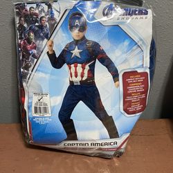 Kids Captain American Costume Size 5-7