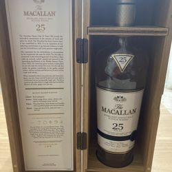 Empty Mac 25 Bottle And Box