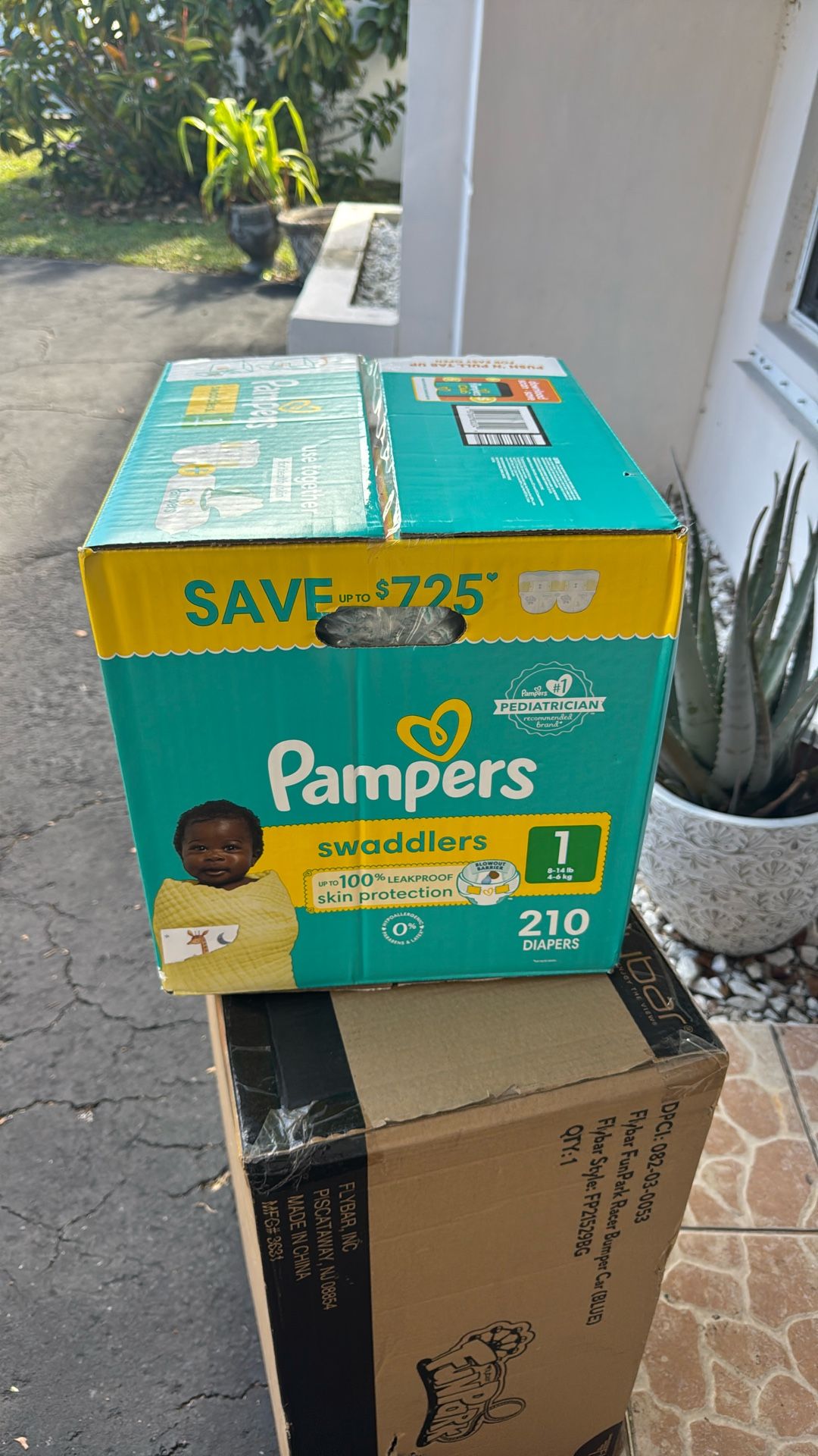 Pampers brand Size 1 Diapers 