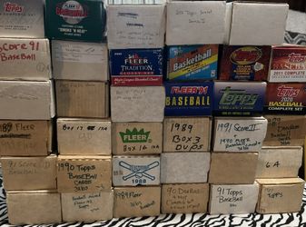 34 thousand baseball cards