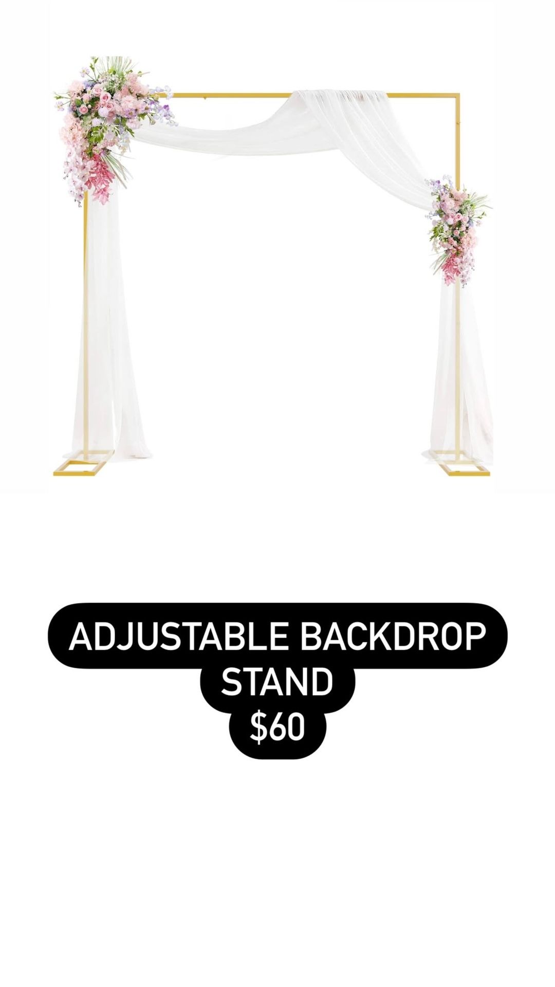 Adjustable Backdrop Stand