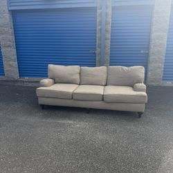 Beige Couch - Delivery Available
