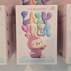 Labubu Vinyl Collectible! Lazy Yoga Series
