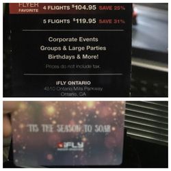 Ifly Ontario value 104 Ontario location