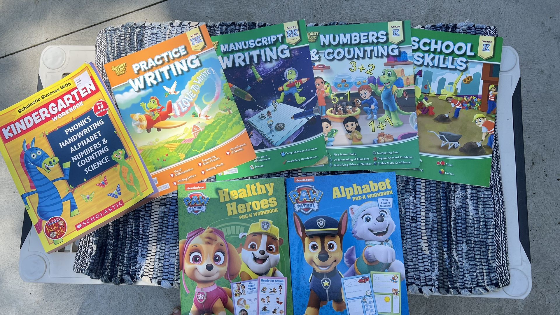 Pre K And K Learning Books