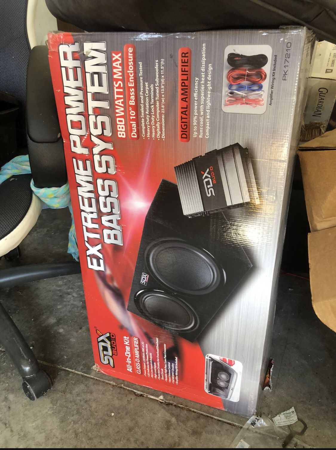 New System Amplifier And Speakers