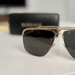 REAL Versace VE2(contact info removed)87 Rectangular Aviator Sunglasses