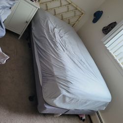 Twin Mattress and Bedframe