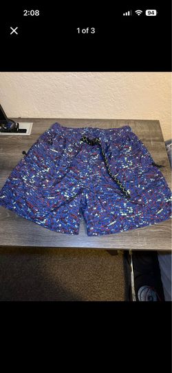 Men’s Nike ACG 90’s Retro Woven Hiking Multicolor Shorts, SZ M