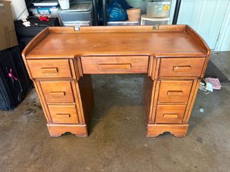 Wooden Student Desk / Vanity – Solid Wood