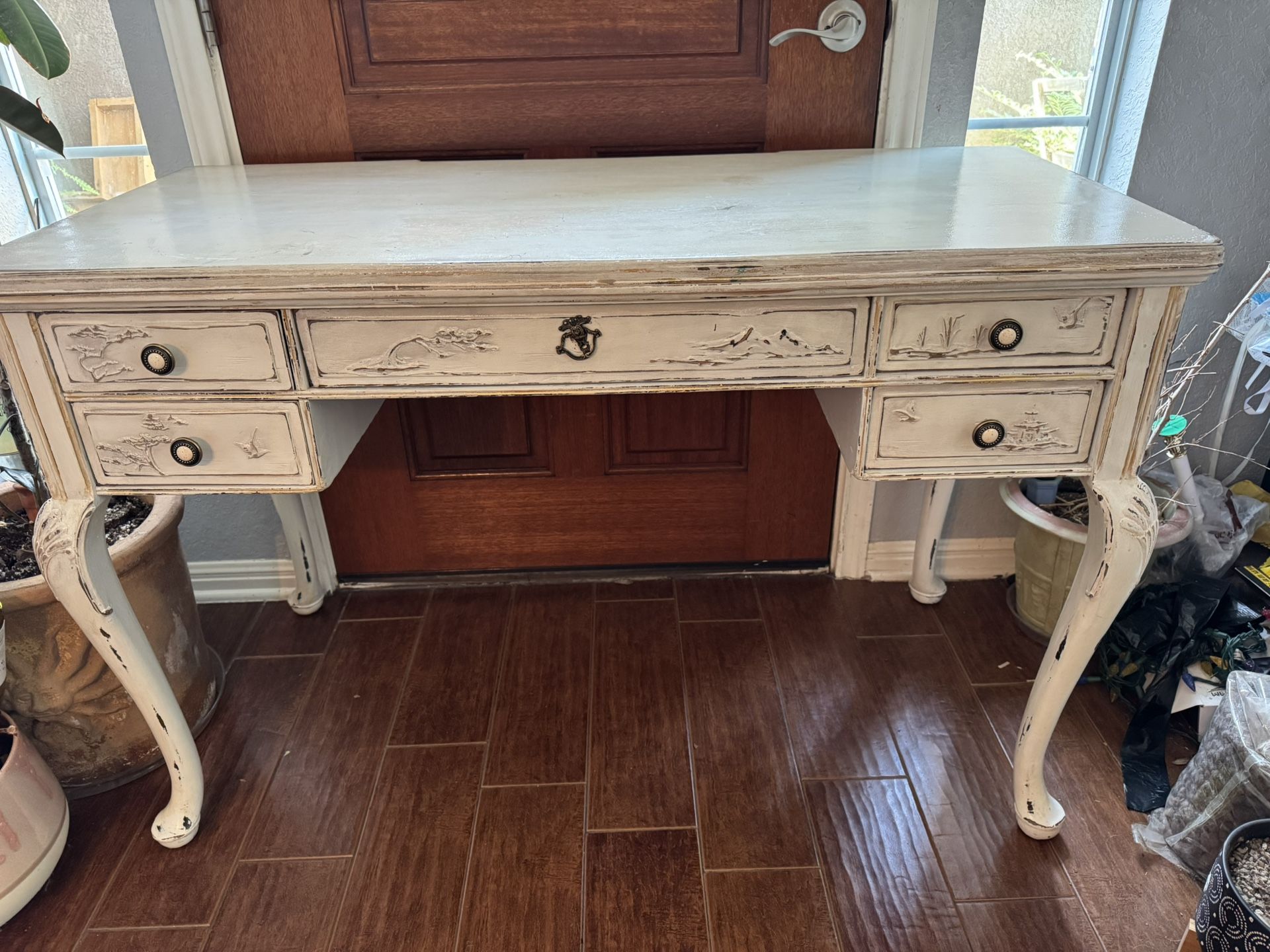 Desk- Antique White