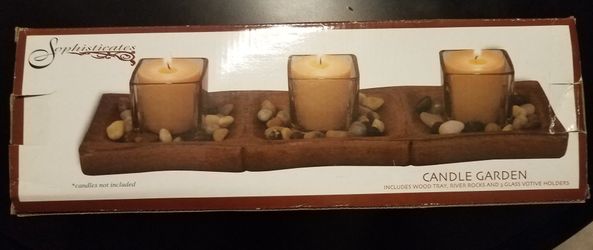 Candle & Rock Garden