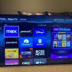 2022 60 inch Roku smart tv