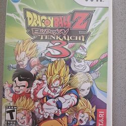 Dragonball Z Budokai Tenkaichi 3 Wii