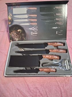 New Beautiful 6pcs Kitchen Knife Set  ...