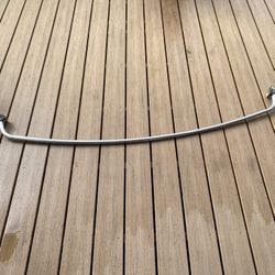 48”-80” adjustable curved shower curtain rod