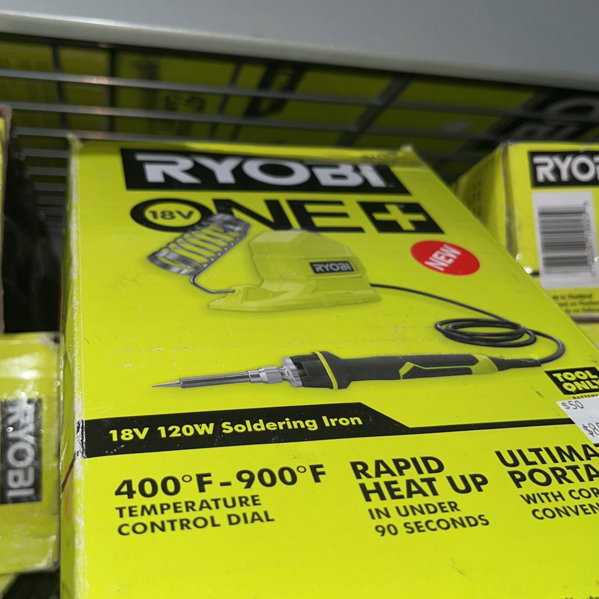 Ryobi 18 volt Soldering Iron 120W With Battery,Charger $80 