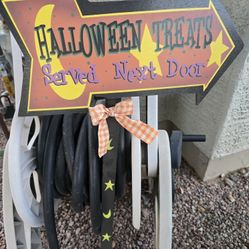 "Treats Next Door" Yard Sign
