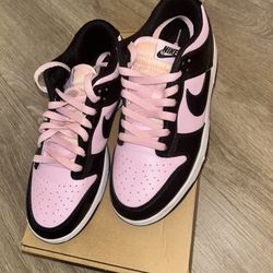Pink And Black Nike Dunk Low Size Women's 7.5 US 