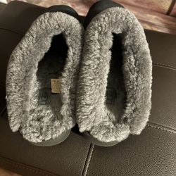 Black and Grey UGG slippers